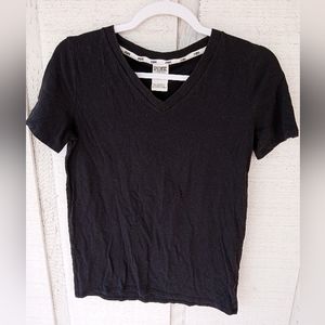 PINK by Victoria's Secret Basic V-Neck T-shirt Tee Shirt Top Sleepwear Blouse